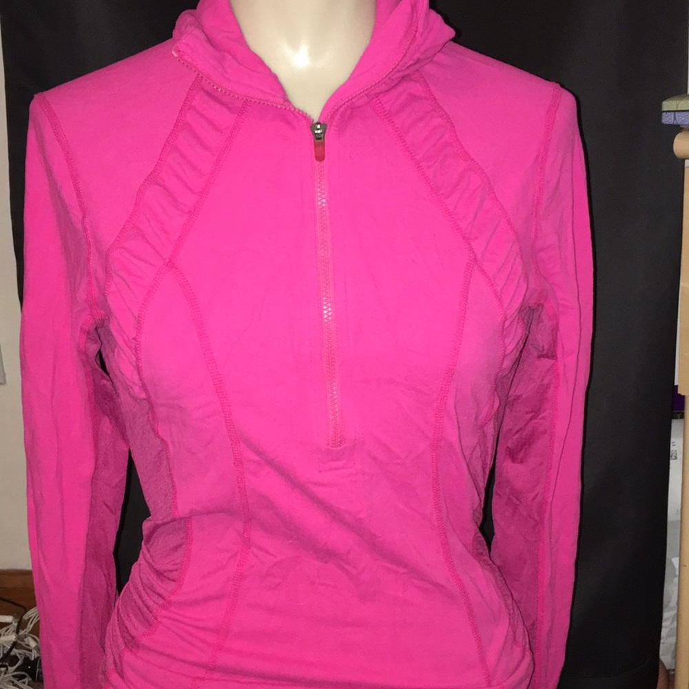Lululemon Half Zip Pink Sweater 6